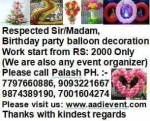 Balloon Decoration Services